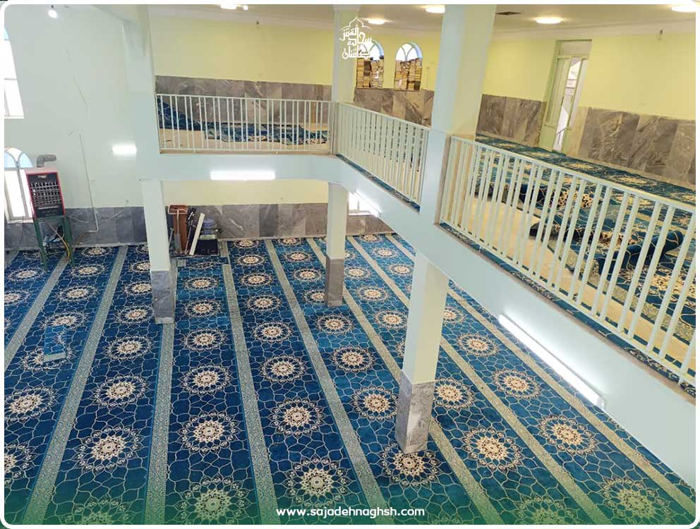 فرش تشریفات مسجد در مسج ولی عصر (عج)